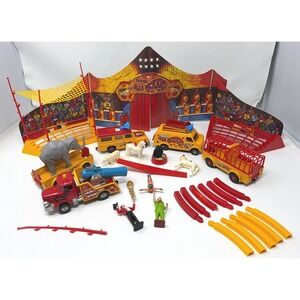 Vtg 1970s Corgi Toys GS48 Gift Set Circus JEAN RICHARD Les Cirques Incomplete